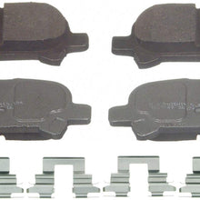 Wagner ThermoQuiet QC828 Ceramic Disc Pad Set With Installation Hardware, Rear