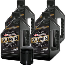 MaximaHiflofiltro VTEOCK19 Synthetic Blend Engine Oil Change Kit for Harley Davidson Sportster V-Twin - 4 Quart