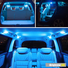 iBrightstar Newest Extremely Bright Wedge T10 168 194 LED Bulbs For Car Interior Dome Map Door Courtesy License Plate Lights,Ice Blue