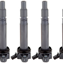 cciyu Pack of 4 Ignition Coils for Pontiac Vibe GT Toyota Celica GTS/Corolla XRS/Matrix XRS 2000-2006 Fits for UF314
