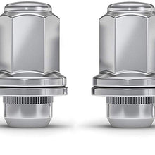White Knight 5307L Chrome M12x1.50 Toyota SUV OEM Factory Style Mag Lug Nut with Washer, 4 Pack
