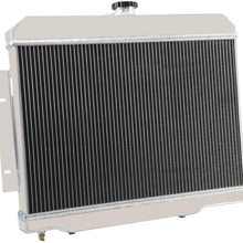 OzCoolingParts 72-86 Jeep CJ-Series Radiator - Designs Pro 3 Row Core Aluminum Racing Radiator for 1972-1986 73 74 75 76 77 78 79 80 81 82 83 84 85 Jeep CJ CJ5 CJ6 CJ7 Automotive Engine Radiator
