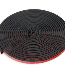 20 Feet AUSPA Car Weather Stripping, Self Adhesive Automotive Rubber Seal Strip Weatherstrip for Car Window Door Engine Cover (B-SHAPE BLACK)