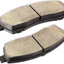 CENCORE Rear Brake Disc Pad Set 4 pcs Ceramic Brake Pads Kits Compatible with Ford Excursion 2000-2005/Ford F-250 1999/Ford F-250 Super Duty 1999-2004/Ford F-350 Super Duty 1999-2004