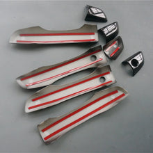 Sport Style Carbon Fiber Print Door Handle Cover Trim for Honda Civic 2016 2017 2018 2019 2020(Carbon Fiber with Keyless Holes)