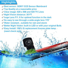 Car Third Roof Top Mount Brake Lamp Camera Brake Light Parking Camera Reverse Rear View Backup Camera for Ford Transit 2014-2017