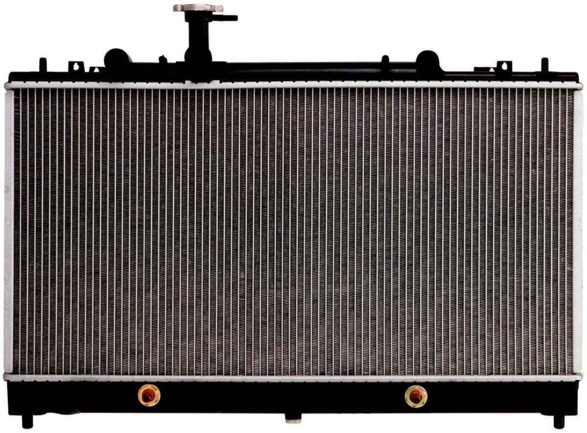 RUILIJIA Automatic AT Aluminum/Plastic Radiator 1 Row Fit 2003 2004 2005 2006 2007 2008 Mazda 6 2.3L L4 L32115200C