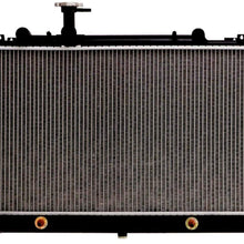 RUILIJIA Automatic AT Aluminum/Plastic Radiator 1 Row Fit 2003 2004 2005 2006 2007 2008 Mazda 6 2.3L L4 L32115200C