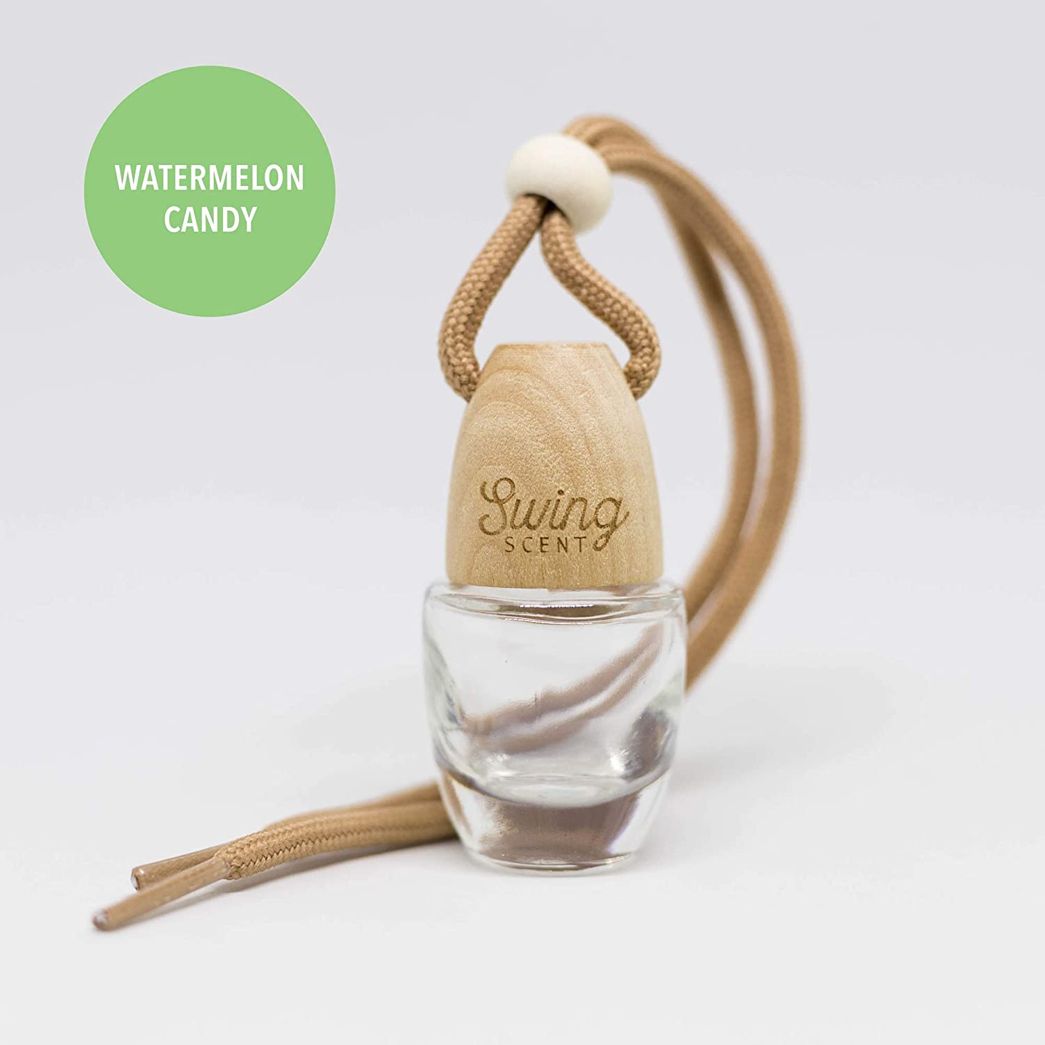 Swing Scent Air Freshener (Watermelon Candy) Hanging Fragrance Diffuser For Car or Small Space