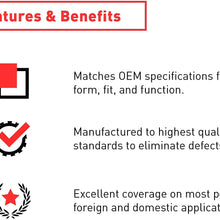 Front Right Dynamic Friction Company Brake Line Hose 350-67107