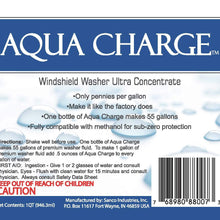 Aqua Charge Windshield Washer Ultra Concentrate, 1 Quart Makes 55 gallons Finished Product