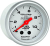 Auto Meter 4311-M Ultra-Lite Mechanical Fuel Pressure Gauge