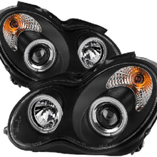 Spyder Auto PRO-YD-MBW203-CCFL-BK Mercedes Benz Halo Projector Headlight