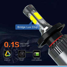Alla Lighting COB Vision LED H11 Headlight Bulb 8000lm Xtremely Super Bright H8 H9 H11 LED Headlight Bulb Xenon H11 6000K ~ 6500K White All In One Headlamp Conversion Kits Bulbs (Set of 2)