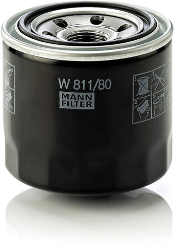 Mann Filter W811/80 Spin-On Oil Filter