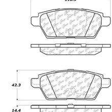StopTech 308.11610 Street Brake Pad, 5 Pack