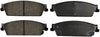 KFE KFE1194-104 Ultra Quiet Advanced Premium Ceramic Brake Pad Rear Set Compatible with: Chevrolet Silverado 1500, Tahoe, Suburban; GMC Sierra, Yukon; Escalade