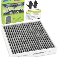 JDMON JD285 Cabin Air Filter Replacement for Toyota/Lexus/Subaru/Scion/RAV4 Included Premium Activated Carbon with A Pair of Gloves