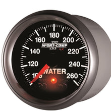 Auto Meter 3654 2-1/16" 100- 260 Degree F Full Sweep Electric Water Temperature Gauge