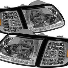 Spyder Auto HD-ON-FF15097-LED-SET-C Crystal Headlight