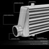 27.675 inches X 8.5 inches X 2.75 inches Full Aluminum Tube&Fin FMIC Front Mount Intercooler Universal