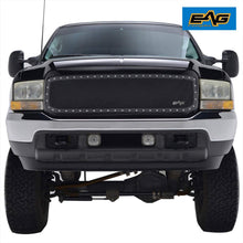 EAG Rivet Mesh Grille Stainless Steel Replacement with Shell Fit for 99-04 Ford Super Duty F250 F350 F450 F550