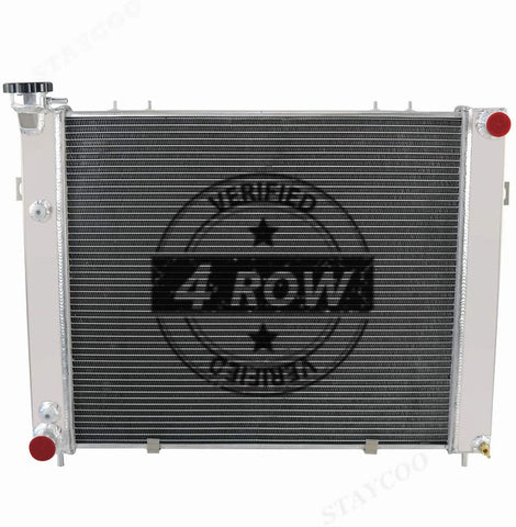 CoolingSky 62MM 4 Row Core Aluminum Radiator for 1993-1997 JEEP GRAND CHEROKEE 4.0 6Cyl