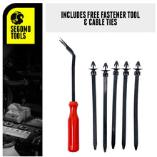 Segomo Tools 435 Piece Car Retainer, Plastic Fastener, Body Panel & Trim Clips Kit - PFK435