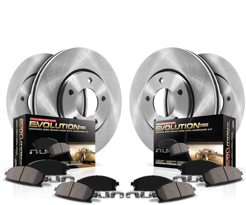 Autospecialty (KOE4062) Daily Driver OE Brake Kit, Front and Rear