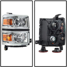 Carpart4u - Projector Headlight Headlamp for Chevy Silverado 1500 2014-2015 [ Halogen Model ]