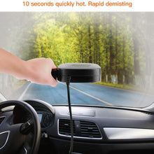12V Car Heater 150W Portable Fan Heater & Cooler Defrost Defogger Space Automobile 3-Outlet Adjustable Thermostat
