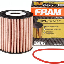 FRAM Ultra Synthetic Automotive Replacement Oil Filter, Designed for Synthetic Oil Changes Lasting up to 20k Miles, XG8712 (Pack of 1)