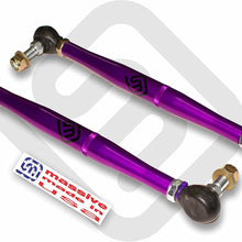 Massive Adjustable Front Anti Roll Sway Bar End Links Nissan Sentra B16 07-12 SE-R Spec V Race Spec Street Performance (Purple)