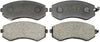 ACDelco 17D422 Professional Organic Front Disc Brake Pad Set