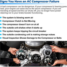 AUTEX AC Compressor & A/C Clutch Replacement CO 10541AC Replacement for Civic 2001 1.7L and Prelude 2.2L 1997 1998 1999 2000 2001# 38810P5M016 57878 77599 6512266 2004913AM