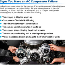 AUTEX AC Compressor & A/C Clutch CO 28003C 38810RAAA01 77389 6512109 Replacement for Honda Accord 2003 2004 2005 2006 2007 2.4L