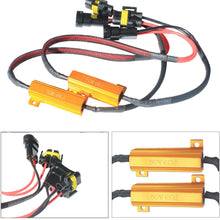 BSLighting 1 Pair (2pcs) H8 H11 LED Headlight DRL Fog Light Load Resistors Wiring Harness Canbus
