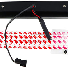 High Mount Stop Tail Light Assembly，Rear Roof Center LED Third 3rd Brake Cargo Light Replacement for 2004-2012 Chevy Colorado，2004-2012 GMC Canyon (Black Housing Smoke Lens)