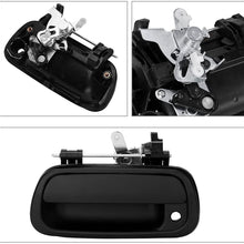 YITAMOTOR Tailgate Handle Liftgate Latch Handle Compatible with Keyhole for 2000-2006 Toyota Tundra, Textured Black, 690900C010, 69090-0C010