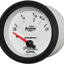 Auto Meter 7815 Phantom II 2-5/8" 73 E/ 10 F Short Sweep Electric Fuel Level Gauge