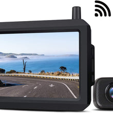 5 Inch Wireless Backup Camera Kit with Digital Signal, Waterproof Rear View Camera with 5″ TFT-LCD Monitor, Ideal for Sedans, Pickup Truck, SUV, Minivans (BOSCAM K7)