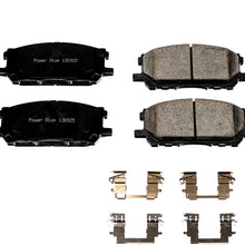 Power Stop 17-1005, Z17 Front Ceramic Brake Pads with Hardware