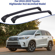 ACUMSTE Aluminum Car Top Luggage Roof Rack Cross Bar, Compatible for 2014-2020 Toyota Highlander Carrier Adjustable Frame