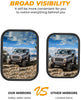 Door Off Mirror for Jeep Wrangler, JoyTutus 4x4 Doorless Side Quick Release Mirror for JK JKU TJ - 2 Pack