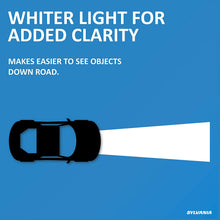 SYLVANIA - H11 SilverStar - High Performance Halogen Headlight Bulb, High Beam, Low Beam and Fog Replacement Bulb, Brighter Downroad with Whiter Light (Contains 2 Bulbs)