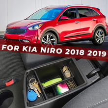 JUYTUTUS Center Console Organizer Tray Armrest Storage Box Compatible for Kia NIRO SUV 2017 2018 2019