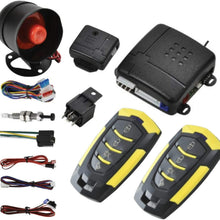 Bessie Sparks Universal 12V Car Alarm Kit Remote Central Locking Kit Burglar Alarm Camper 2 Remote Controls Anti-Theft with Shock Sensor