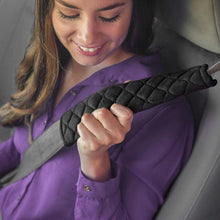 ROYAGO Universal Car Seat Belt Pad Cover kit, 2-Pack Black Soft Car Safety Seatbelt Strap Shoulder Pad for Adults and Children,Helps Protect Your Neck and Shoulder (Black)