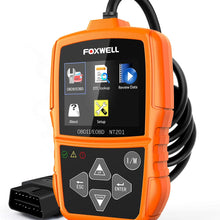 FOXWELL NT201 Auto OBD2 Scanner Check Car Engine Light Code Reader OBD II Diagnostic Scan Tool Emission Analyzer(New Version)
