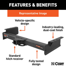 CURT 15460 Xtra Duty Class 5 Trailer Hitch 2-Inch Receiver, for Select Chevrolet Silverado and GMC Sierra 2500 HD, 3500 HD